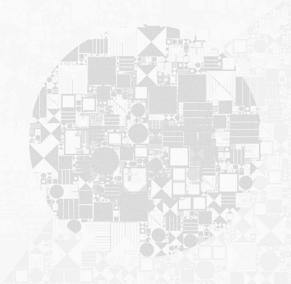 Grey geometric artwork inspired by pi