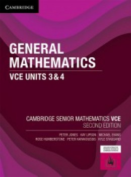 Cover of General Mathematics VCE Units 3&4