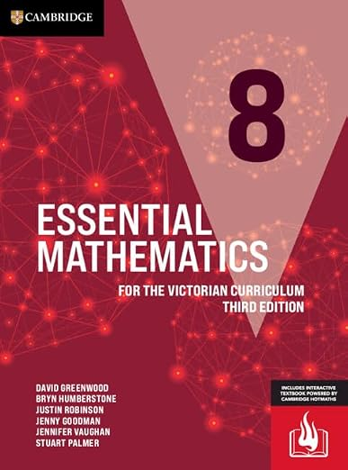 Cover of Essential Mathematics for the Victorian Curriculum 8 (3rd edition)