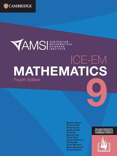 Cover of ICE-EM Mathematics — Year 9 (Fourth edition)